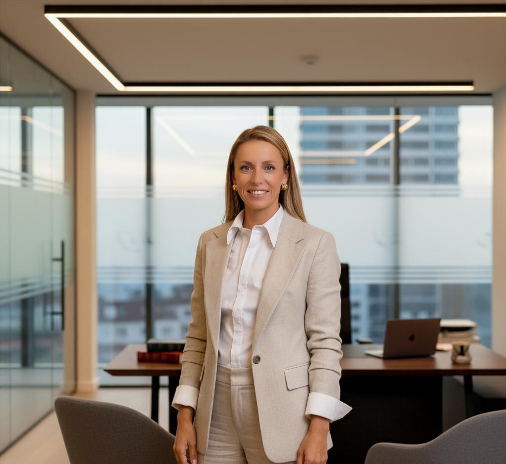 Portrait von einer Rechtsanwältin im Büro